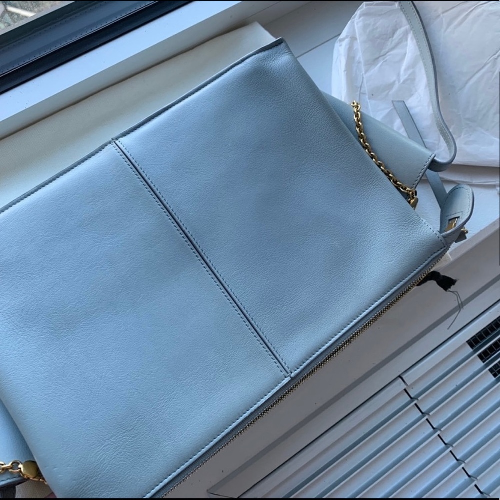 Céline Tri-fold Clutch On Chain Cloud Supple Natural Calfskin - Picture 3 of 8